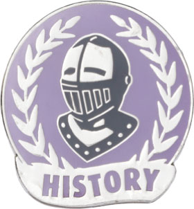History Enamel badge (pack of 5)
