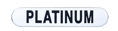 Platinum Award badge (pack of 5)