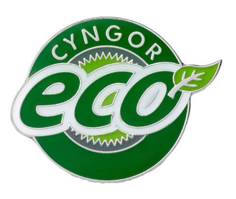 Eco Cyngor enamel badge
