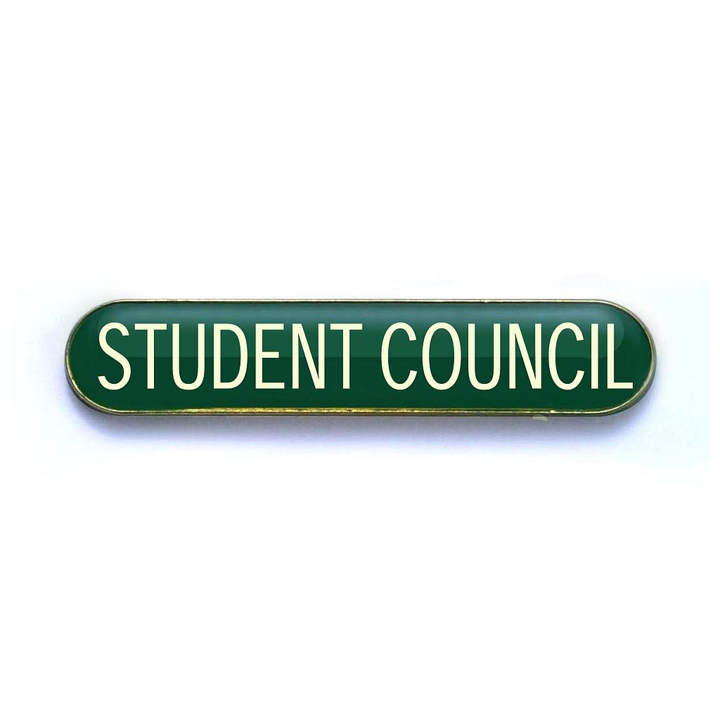 STUDENT COUNCIL badge green(pack of 5)
