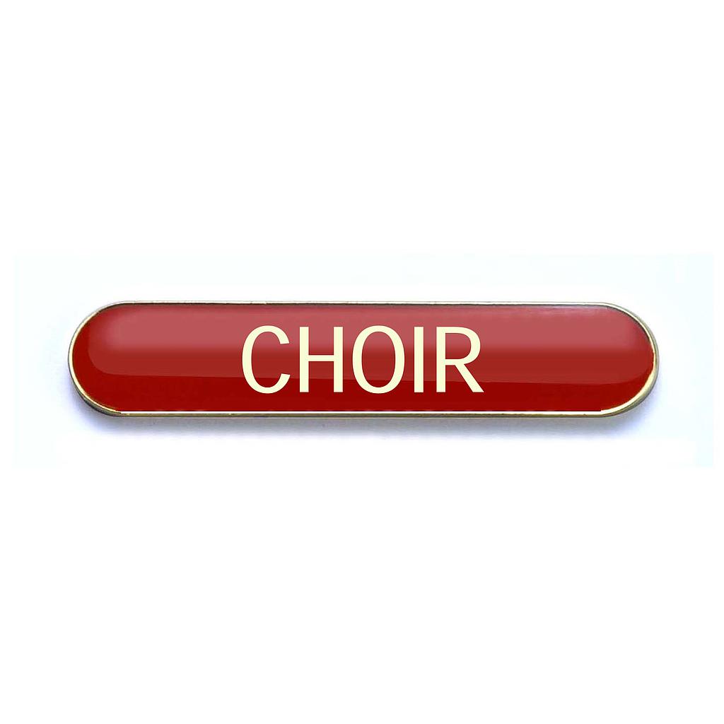 CHOIR badge red (pack of 5)