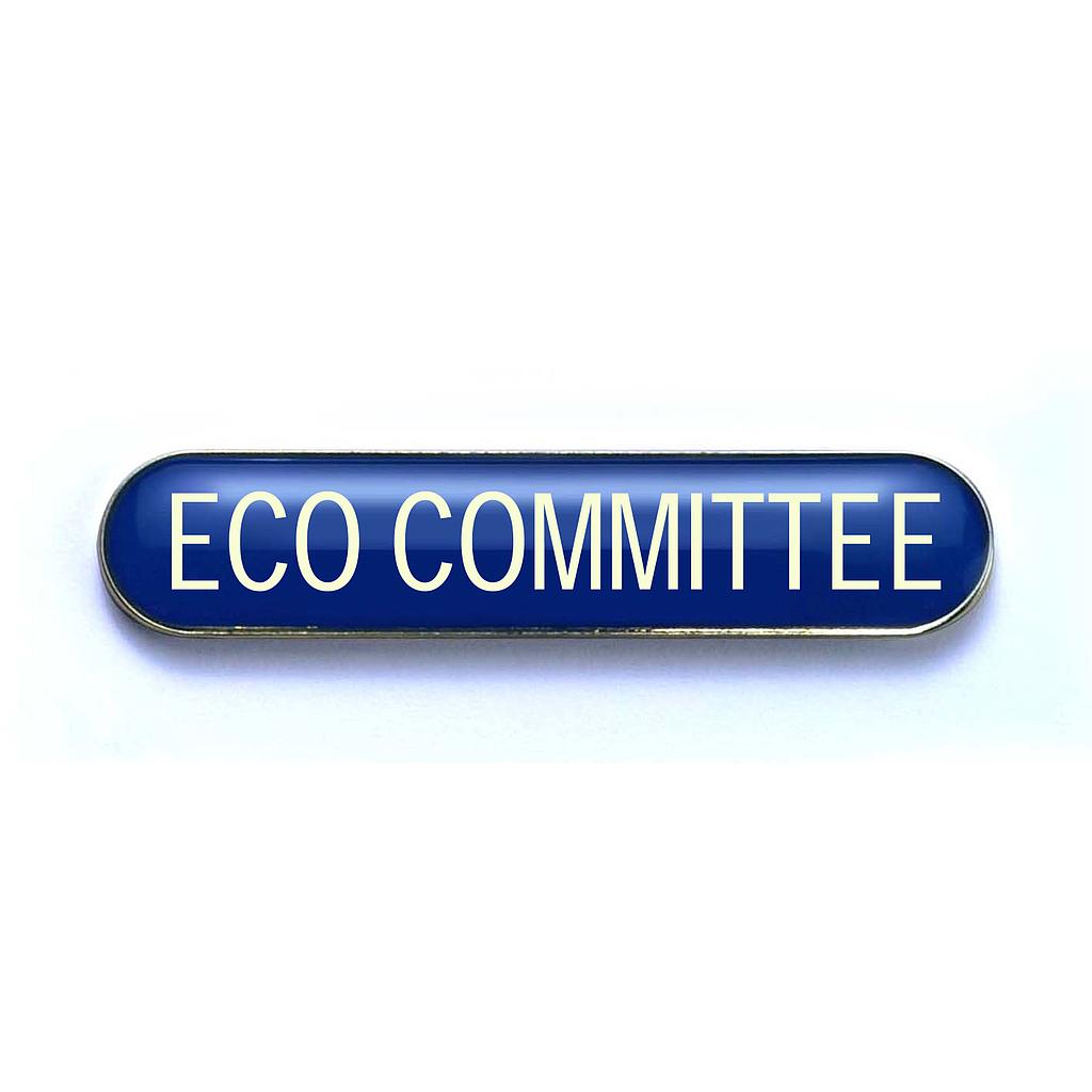 ECO COMMITTEE badge blue (pack of 5)