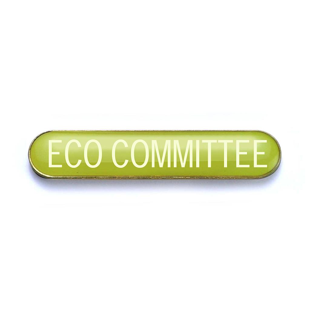 ECO COMMITTEE badge yellow (pack of 5)