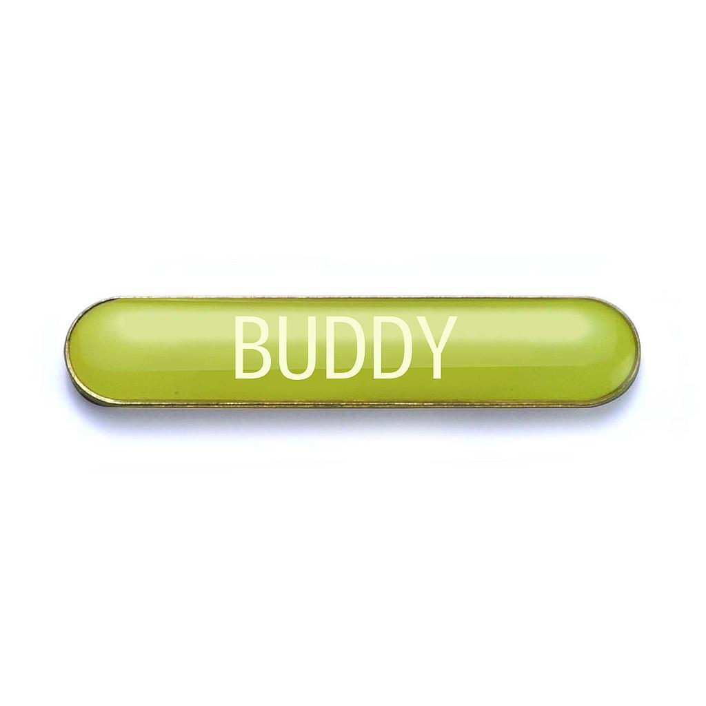 BUDDY bar badge (pack of 5) - Yellow