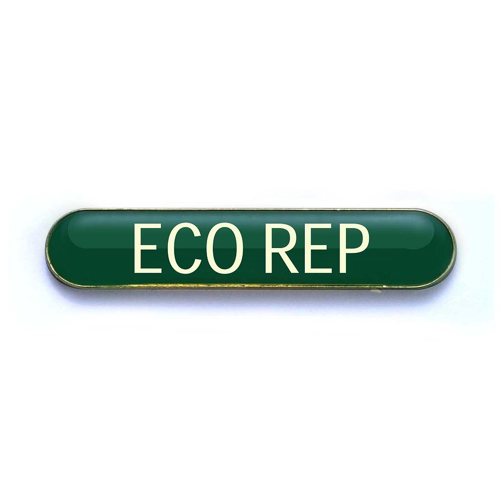 ECO REP badge green (pack of 5)