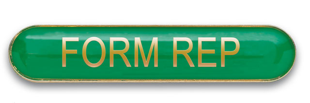 FORM REP badge green (pack of 5)