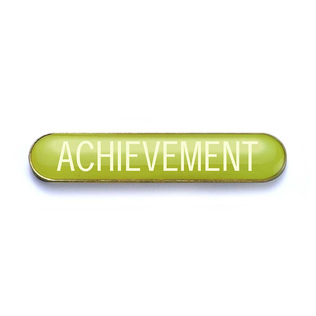 ACHIEVEMENT badge yellow (pack of 5)