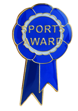Sports Award Rosette Enamel Badge (Pack of 5)
