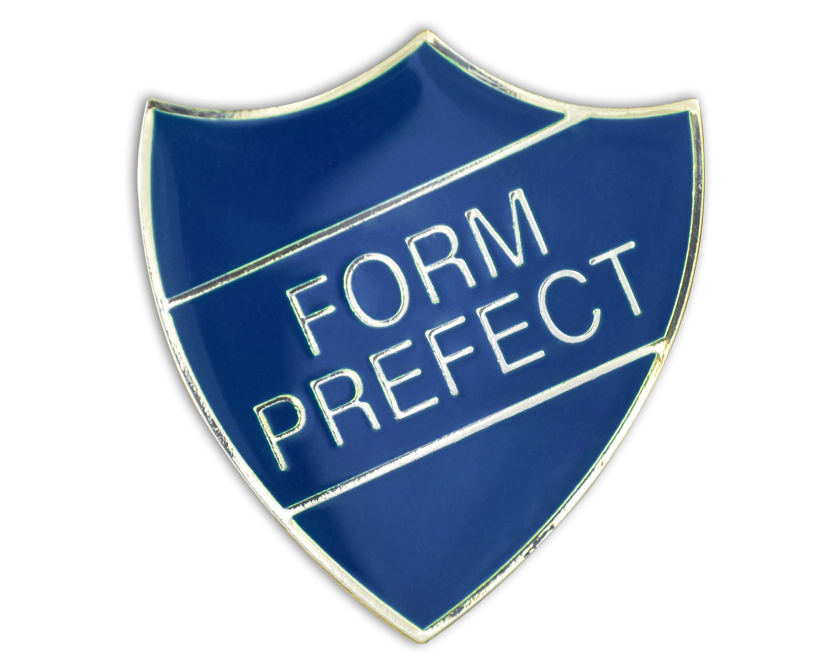 FORM PREFECT badge blue and gold (pack of 5)