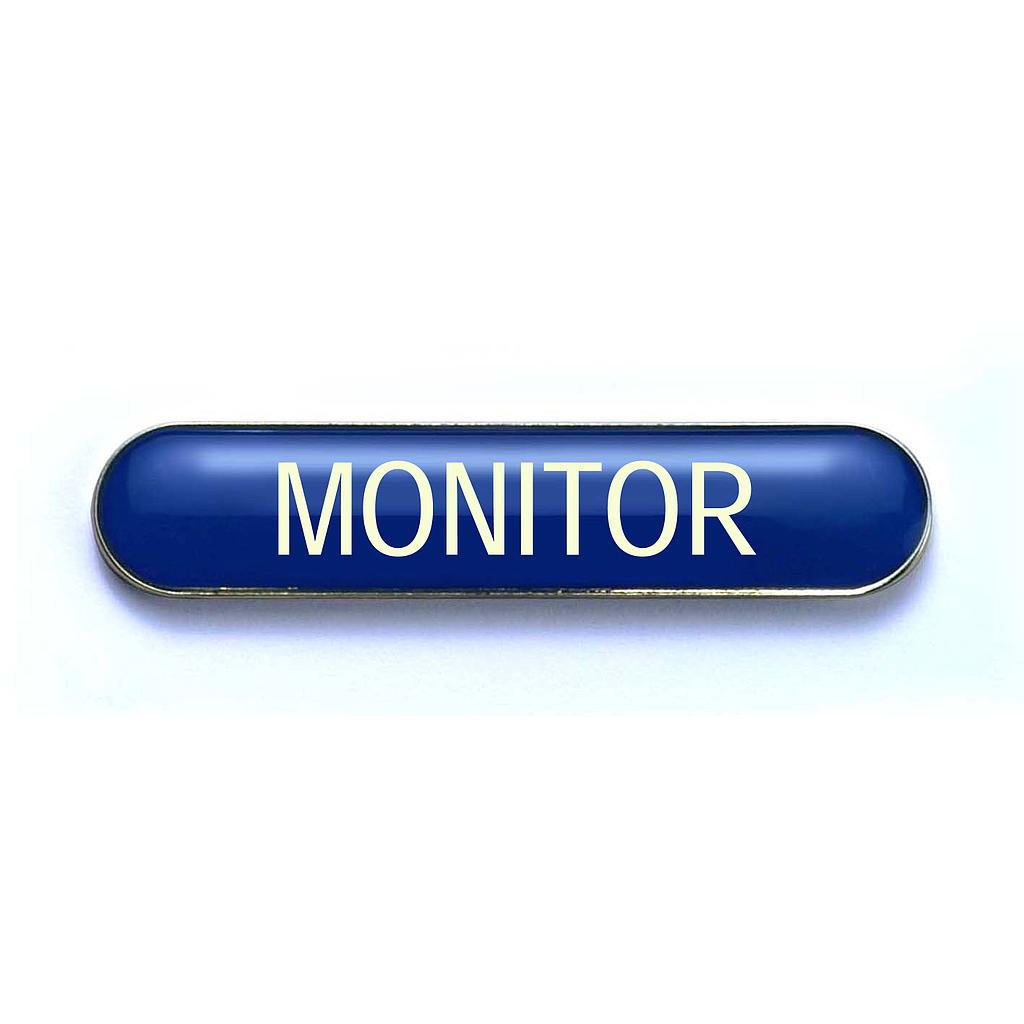 MONITOR bar badge (pack of 5) - Blue