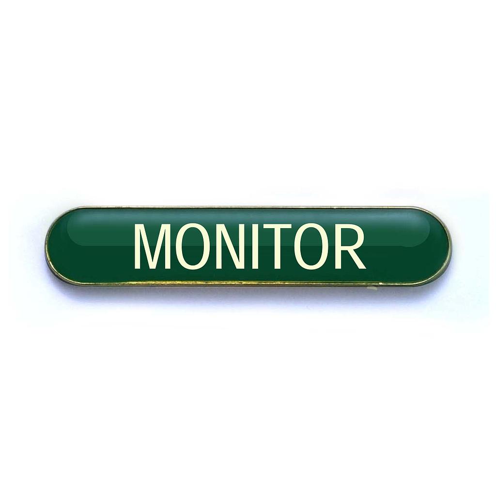 MONITOR bar badge (pack of 5) - Green