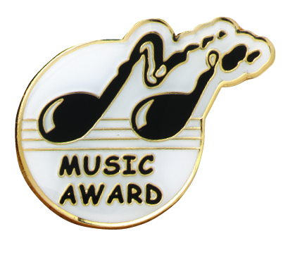 Music Award badge (pack of 5)