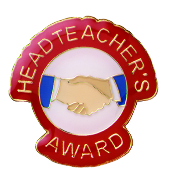 Headteacher Award badge (pack of 5)