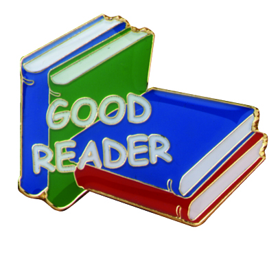 Good Reader badge (pack of 5)