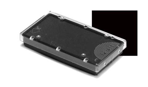 Black inkpad for 10x40mm stamper
