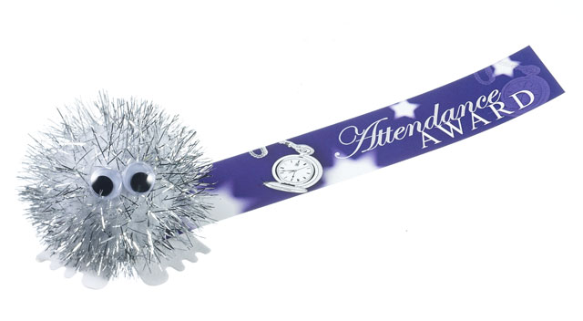 Attendance Award sticker bug