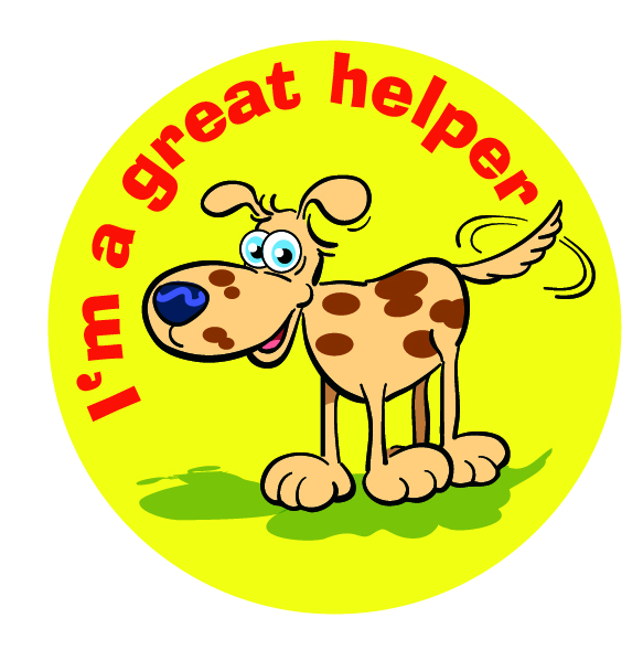 I'm a great helper sticker