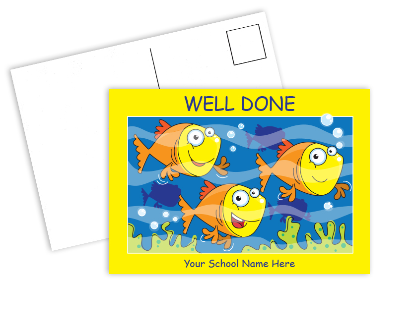 Personalised Postcards - Fish