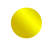 Plain Metallic Gold Dot 8.5mm