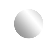 Plain Metallic Silver Dot 8.5mm