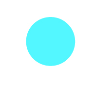 Plain Light Blue Dot 8.5mm