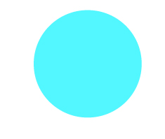 Plain Light Blue Dot 13mm