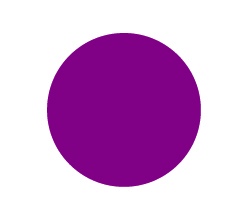 Plain Purple Dot 13mm
