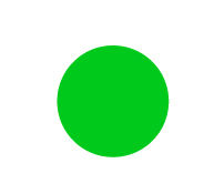 Plain Mid Green Dot 8.5mm