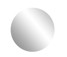 Plain Metallic Silver Dot 13mm