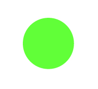 Plain Light green Dot 8.5mm