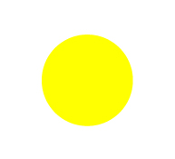 Plain Yellow Dot 8.5mm