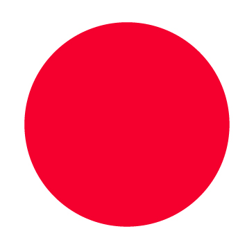 Plain Red Dot 25mm