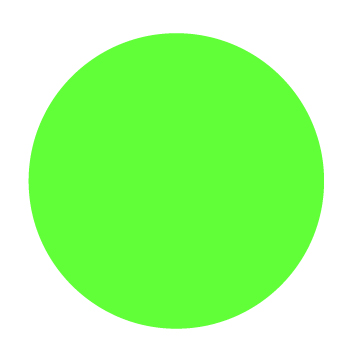 Plain Light Green Dot 25mm