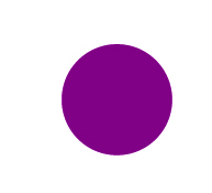 Plain Purple Dot 8.5mm