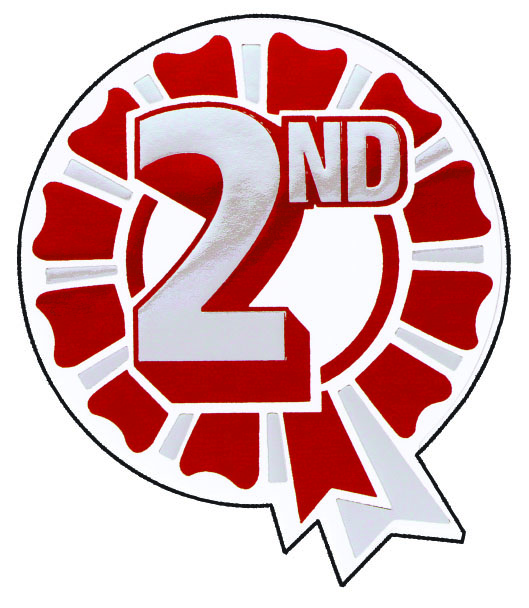 2nd Rosette sticker
