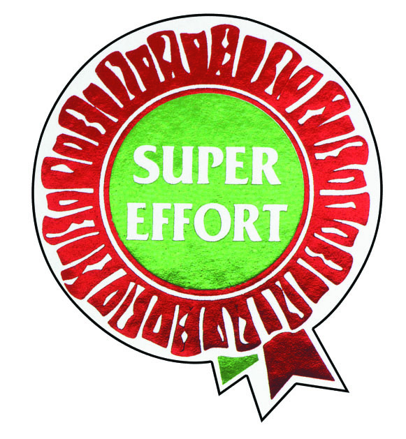 Super Effort Rosette sticker