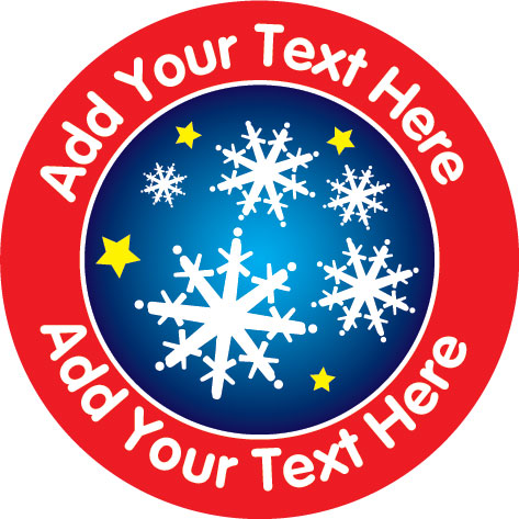 Personalised  Stickers - Christmas 1 (6 designs)