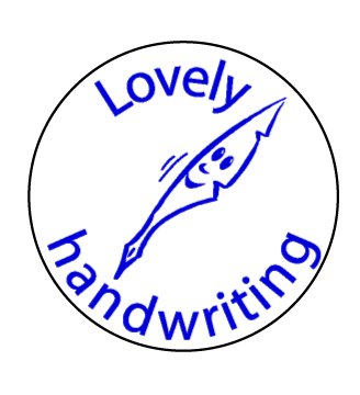 Lovely Handwriting stamper