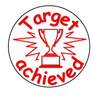Target Achieved stamper