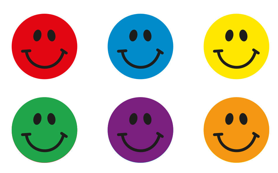 Classic bright smiles - 19mm - pack of 1200