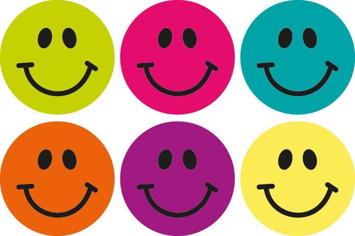 Modern bright Smiles - 19mm - pack of 600
