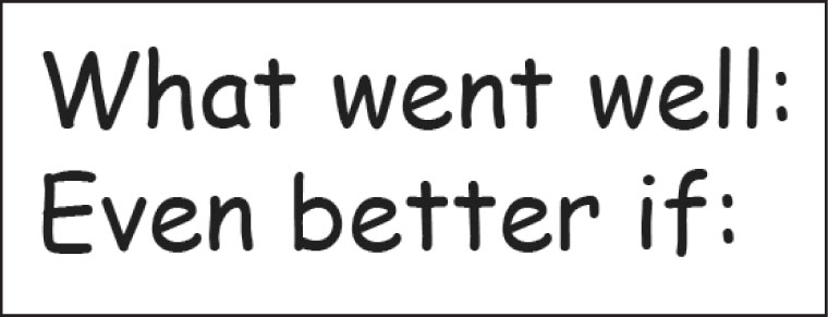 What went well Stamper