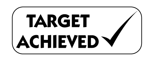 Target achieved stamper