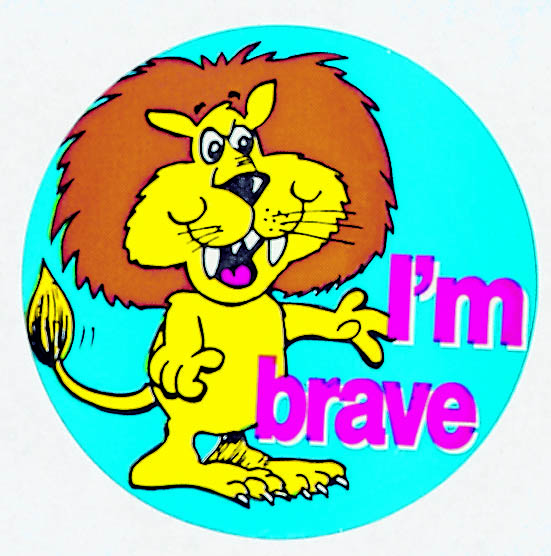 I'm Brave Sticker