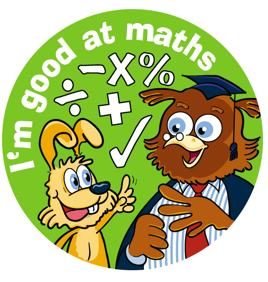 I'm good at maths' sticker