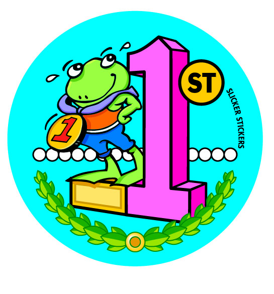 1st sticker 43mm