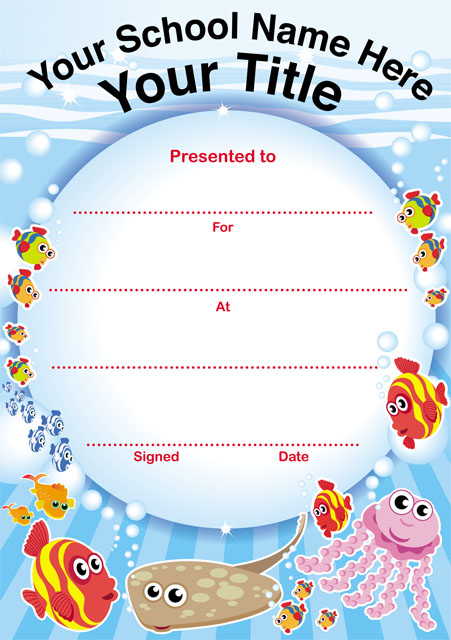 Customised Certificates (minimum quantity of 50)