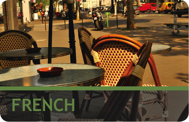 French Award Cards