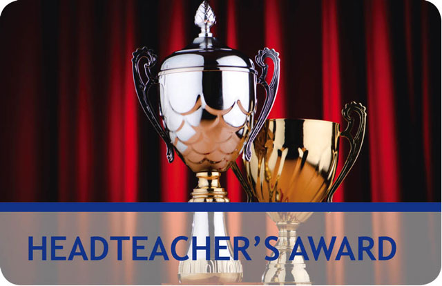 Headteacher's Award Cards