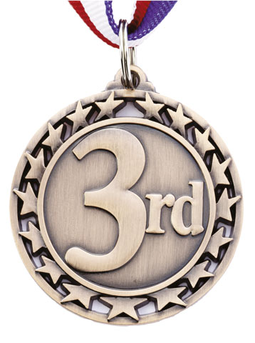 3rd Bronze medal with neck ribbon